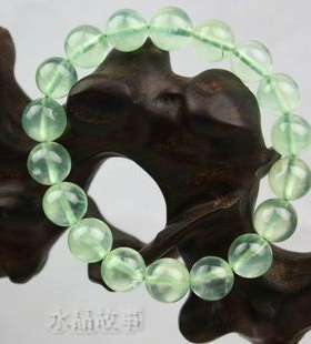 天然葡萄石手链圆珠手串项链无染