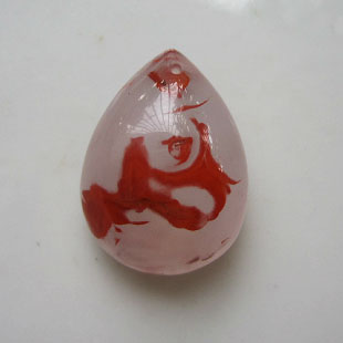 水晶事天然南红玛瑙原石吊坠凉山正品南红吊坠南红挂件柿子红火焰