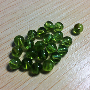 水晶事天然橄榄石散珠原石裸石 配件橄榄石108手串佛珠手链祖母绿