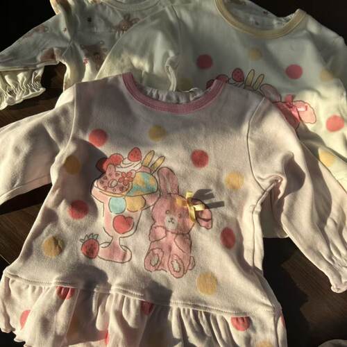 出口日单 轻微瑕疵 小宝宝女童春秋款 儿童家居服家居裤
