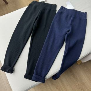 儿童春秋款 高弹力螺纹上腰打底裤