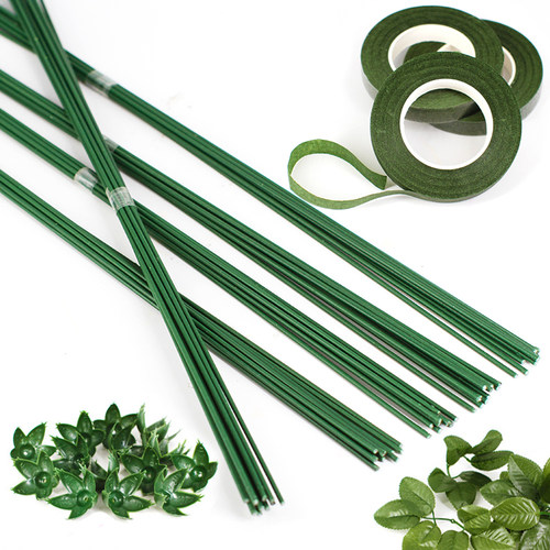 丝网花材料diy花径绿铁丝2