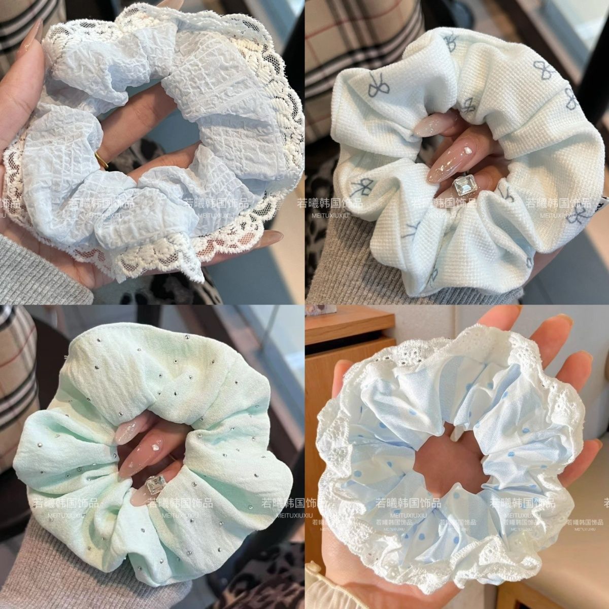 海盐芝士蓝温柔蝴蝶结大