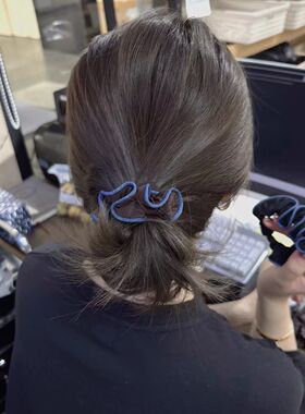 新款韩版莫兰迪色木耳边发圈高弹力发绳爆款头绳耐用皮筋发饰头饰