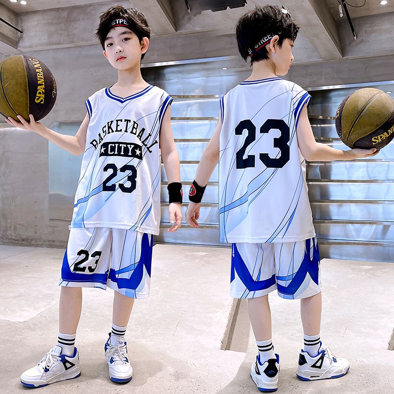 儿童篮球服3到12岁号男背心詹姆图片
