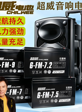 超威12V广场舞拉杆音响蓄电池
