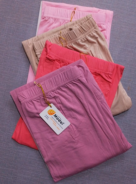 莫代尔秋裤女内穿修身衬裤超薄高腰美体大码线裤加肥高弹女打底裤