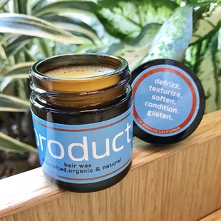 【现货】日本product wax纯植物湿发蜡保湿定型发泥湿发膏蓬松感