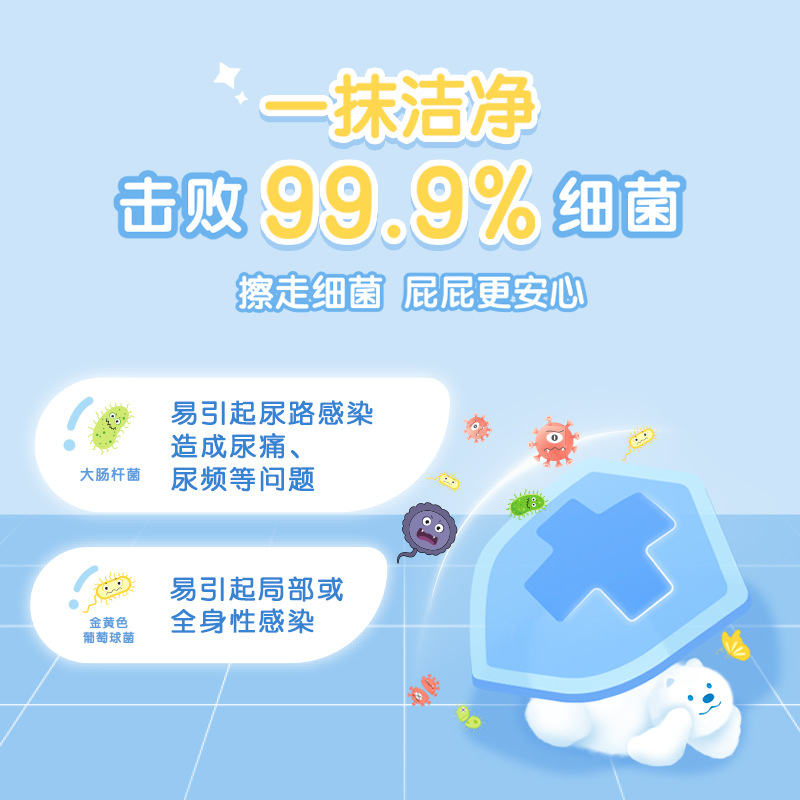 心相印湿厕纸40抽10包家庭实惠装成人私处清洁湿巾湿厕纸巾