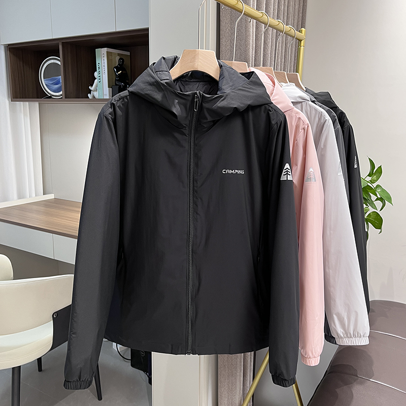 男女同款轻薄羽绒服连帽保暖外套