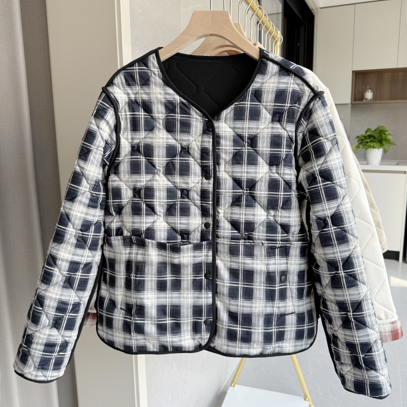 羊毛棉服外套女秋冬季2025新款圆领短款两面穿上衣内胆轻薄小棉袄,女装/女士精品,短外套,淘宝优惠券,粉丝福利购,淘宝优惠卷