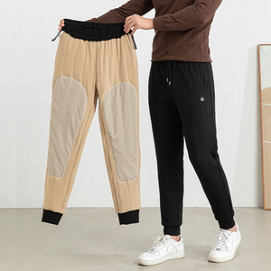 驼绒棉裤男外穿2023新款冬季加绒运动裤加厚休闲裤潮流束脚裤卫裤