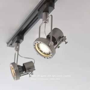 led轨道射灯商用咖啡厅服装店铺复古工业明装客厅电视背景墙射灯