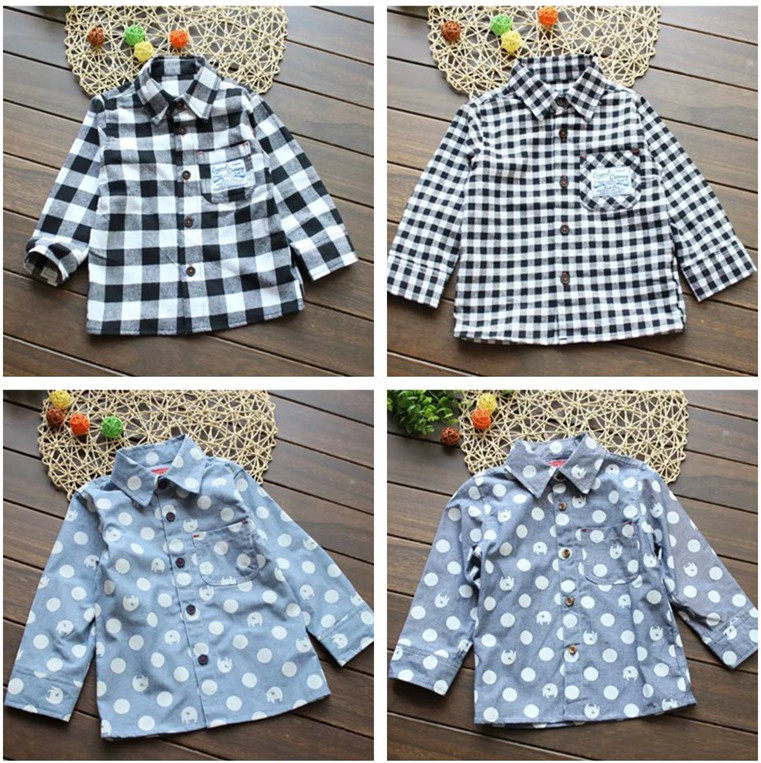 Chemise garcon à manche longue - Ref 2078146 Image 1