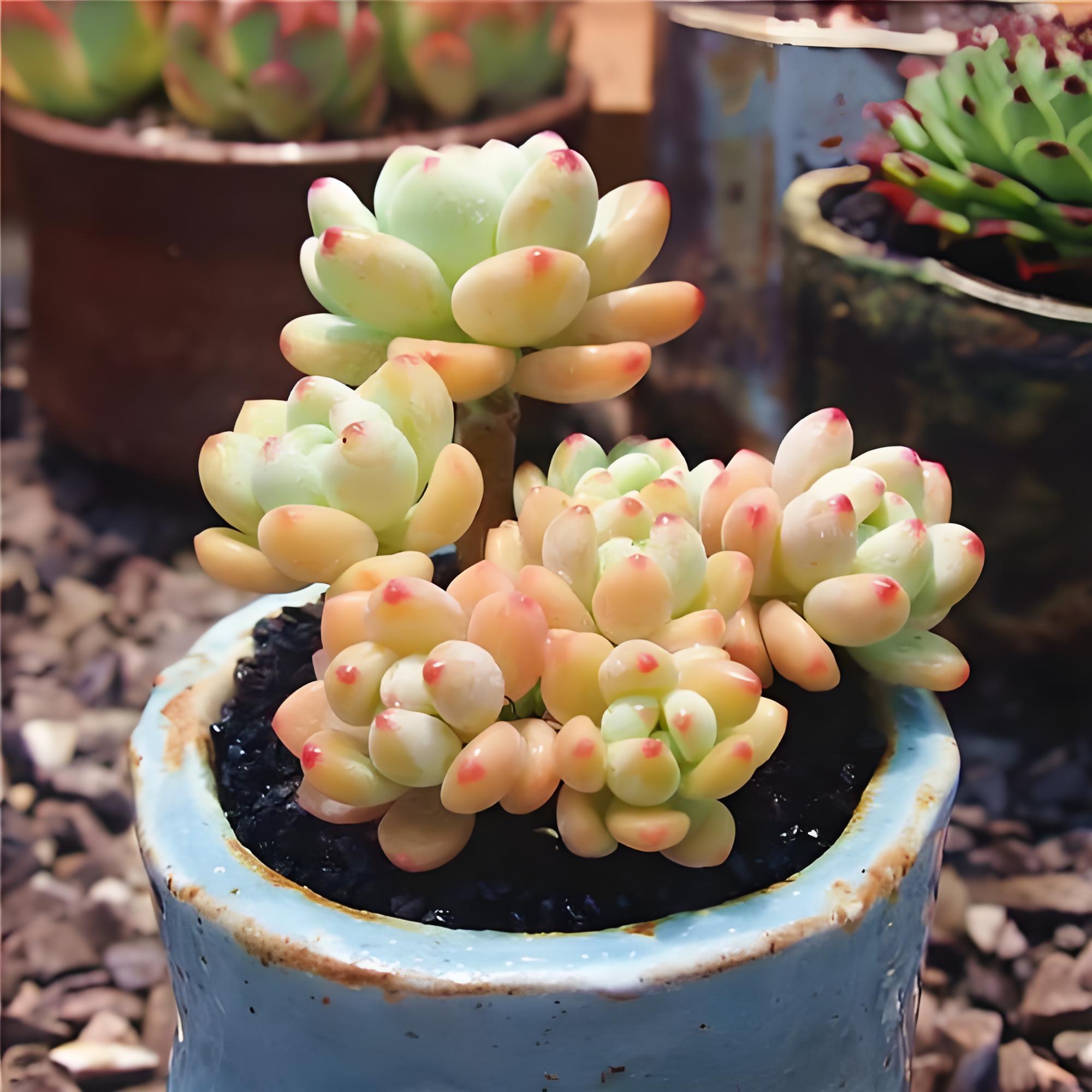 绿植带盆栽好防辐射多肉植物包邮