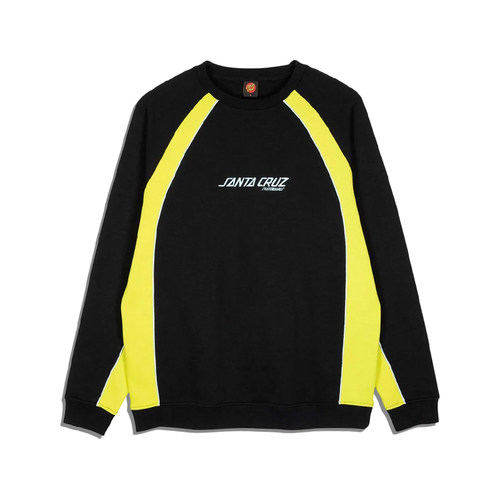 正品美潮滑板 SANTA CURZ 重磅面料赛车风字母刺绣套头抓绒卫衣