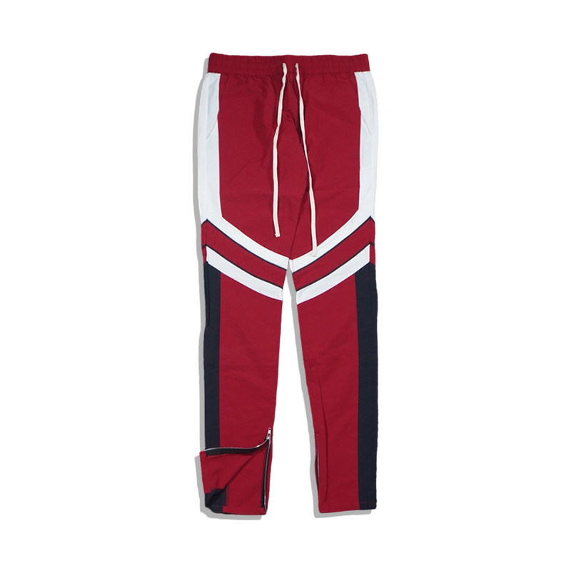 美潮美式街头高街滑板 PACSUN 男士速干面料拼色设计修身休闲长裤