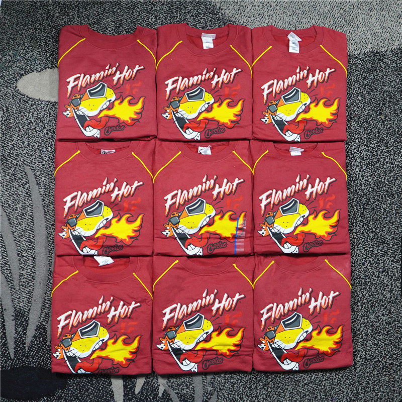 情侣款 美潮街头休闲奇多印花复古宽松廓形居家薄绒圆领套头卫衣,男装,卫衣,淘宝优惠券,粉丝福利购,淘宝优惠卷