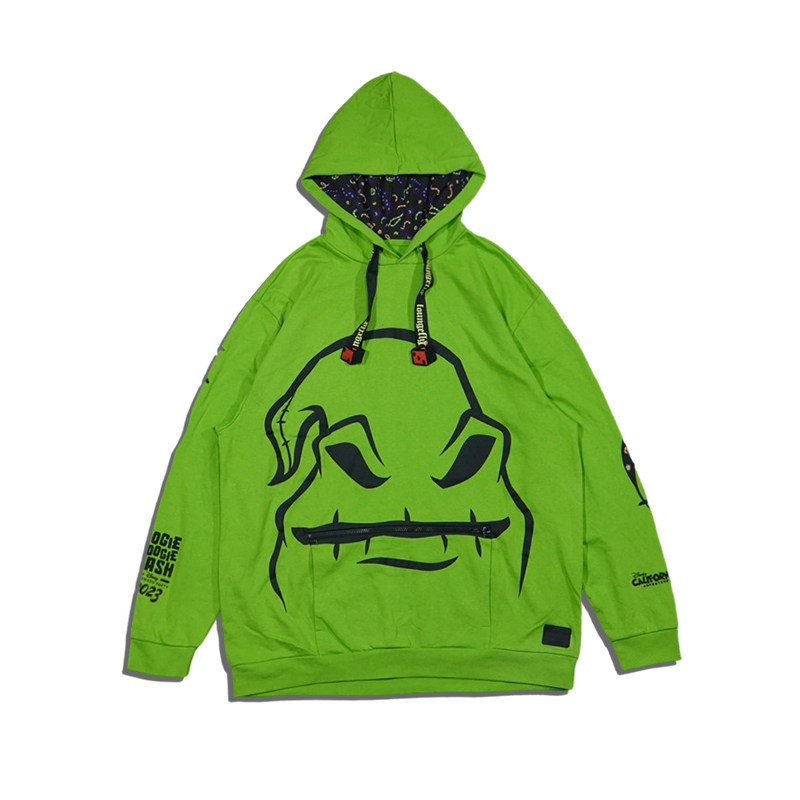 美潮街头休闲 LOUNGEFLY 鬼怪图案印花毛圈套头卫衣