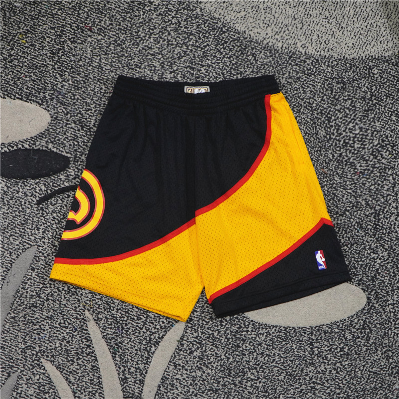 美潮街头 MITCHELL&NESS 亚特兰大老鹰联名86-87赛季复古篮球短裤