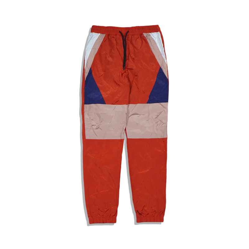 美潮美式街头高街滑板 REBEL 男士速干面料拼色设计休闲长裤