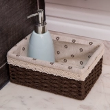 Настольная плетеная коробка для хранения, корзина для хранения, система хранения, туфли