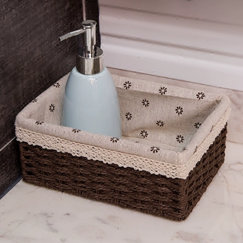 Настольная плетеная коробка для хранения, корзина для хранения, система хранения, туфли