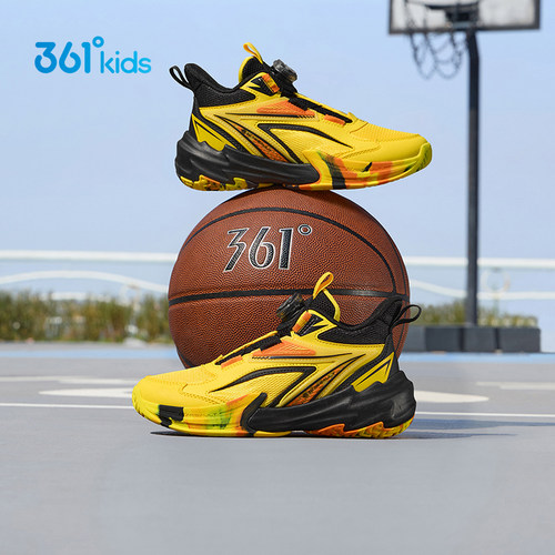 361童鞋 男童篮球鞋2026新款春季361度高帮青少年防滑儿童运动鞋