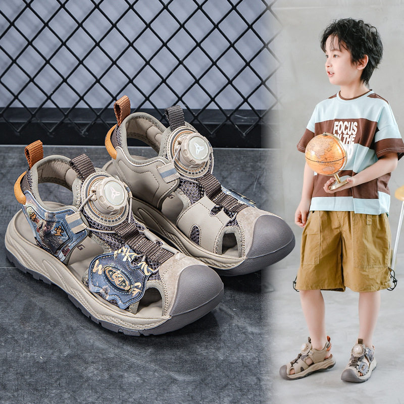 凉鞋男童2026新款夏季小童软底防滑童鞋中大童男孩学生儿童沙滩鞋