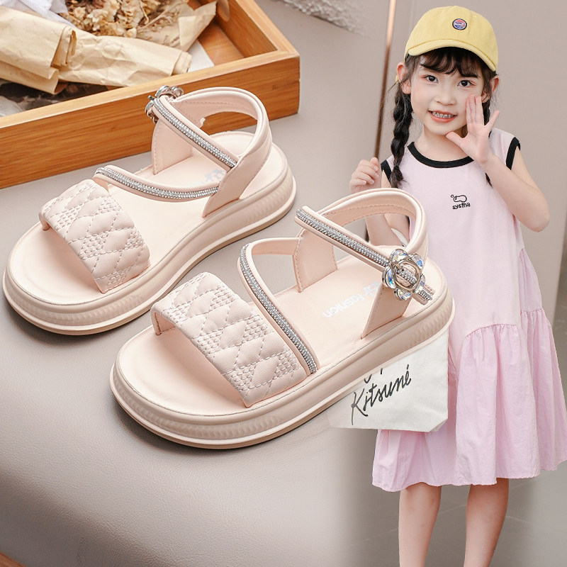 女童凉鞋儿童鞋子2026夏季新款透气软底小女孩公主运动沙滩鞋软底