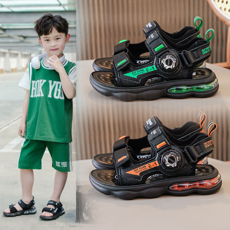 男童凉鞋2026新款夏季中大童韩版小男孩鞋子学生软底儿童沙滩鞋潮