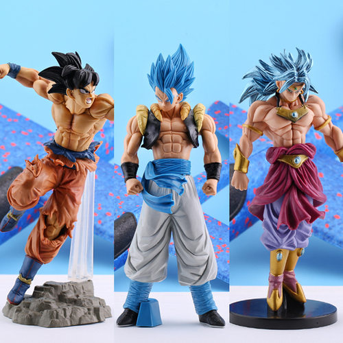 热门动漫卡通人物手办蛋糕装饰摆件龙珠 火影 海贼王模型摆件玩具