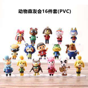 手办公仔盲盒手办动漫周边动物森友会蛋糕摆件烘焙装饰趣味盲盒公