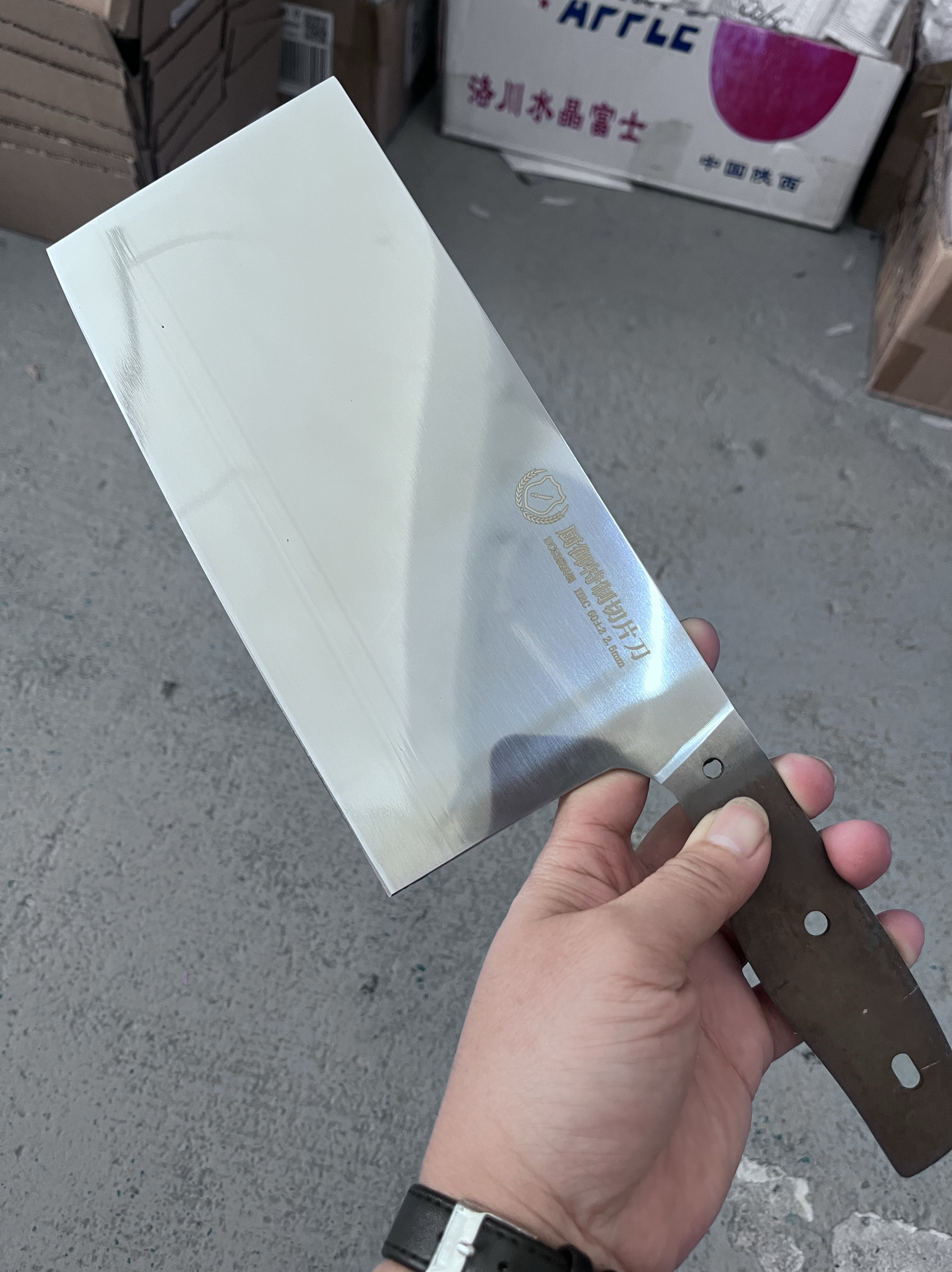 库存微瑕庛DC53菜刀刀胚家用切菜刀锋利厨师专用切片刀具