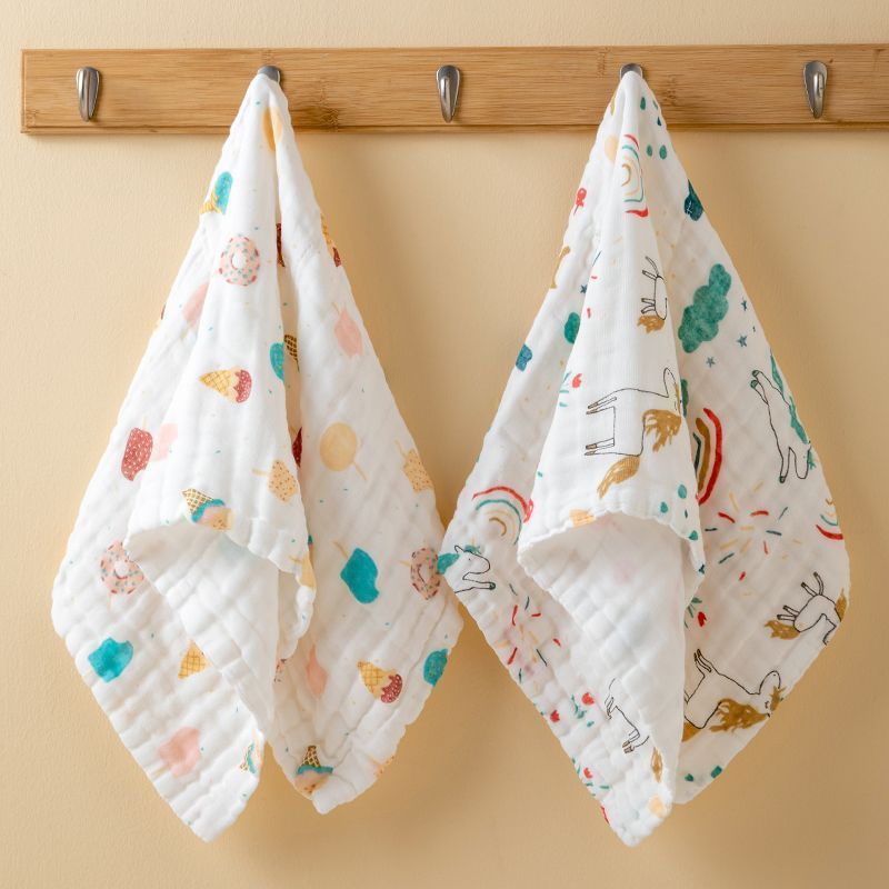 天天见纯棉纱布洗脸毛巾全棉家用吸水儿童洗澡洗脸小毛巾成人梳子