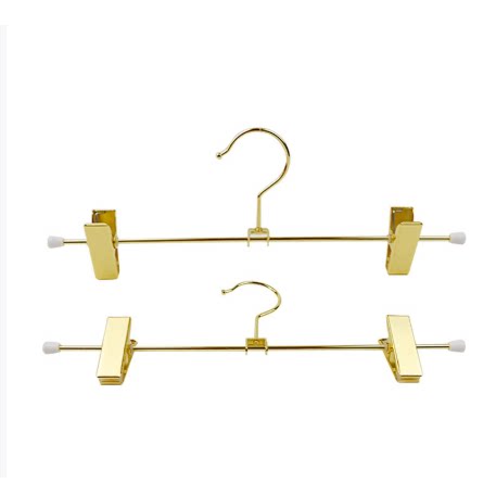 金属内衣架服装店女士内衣挂内裤文胸架子儿童衣架金色夹子