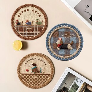 立体纹路隔热垫吸水垫防烫耐热餐桌垫防滑碗垫水杯垫