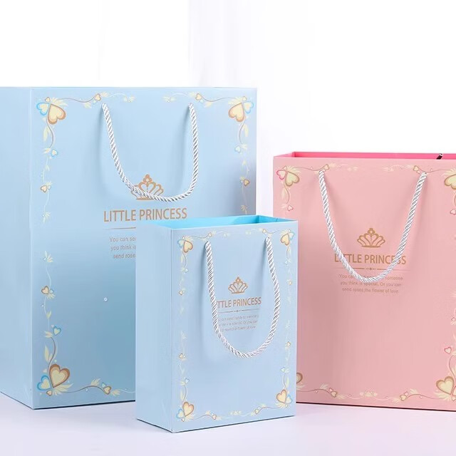 六一儿童节礼品袋手提袋 宝宝满月礼物袋回礼袋鲜花生日节庆包装