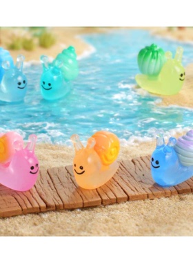 卡通饰品配件造型蜗牛公仔摆件 卡通diy动漫钥匙扣挂件摆件