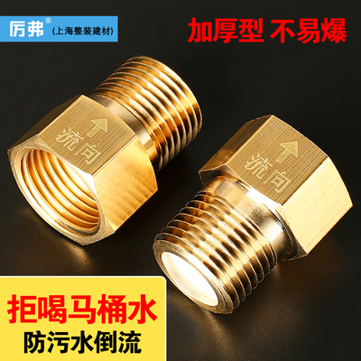 厉弗单向止逆阀全铜加厚型