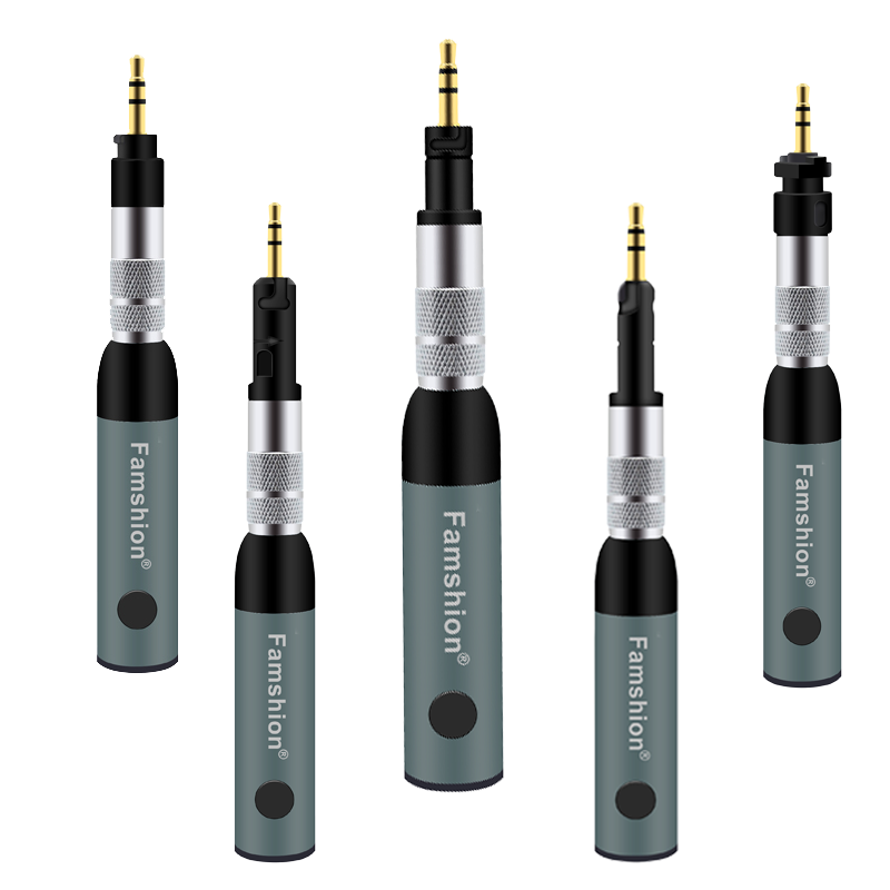 耳机蓝牙接收器适配器有线转无线2.5mm3.5接口solo卡农qc15studio