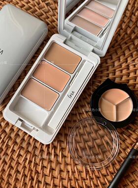 送刷 日本IPSA茵芙纱纯美无瑕三色遮瑕膏新版试色小样便携