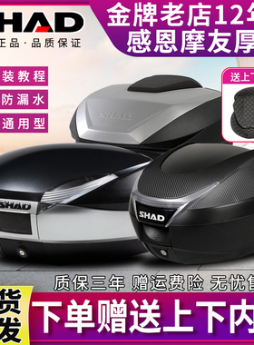 夏德尾箱SH33/34/39/50/59X本田佛沙TR41靠背雅马哈摩托车后备箱