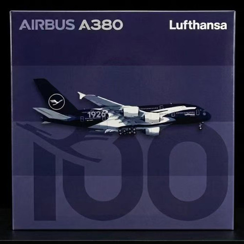 预 APOLLO 1:400 空客A380 德国汉莎航空 D-AIMH A244111 100周年