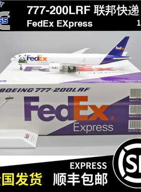 JC WINGS 1:200 波音 B777-200LRF 联邦快递 N885FD XX20046 熊猫