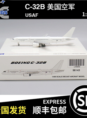 JC wings 1:400 C-32B 美国空军 99-6143 LH4253 飞机模型