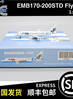 JC Wings 1:400 EMB170-200STD Flybe G-FBJE LH4230 飞机模型