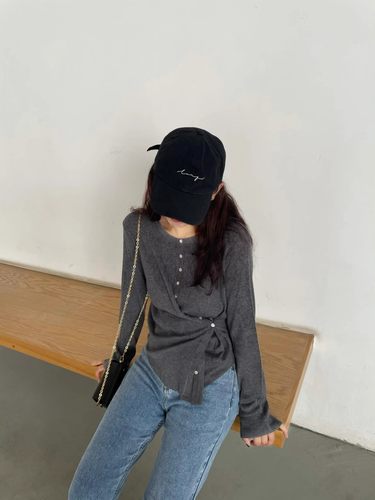 超百搭多扣小开衫外套早秋女