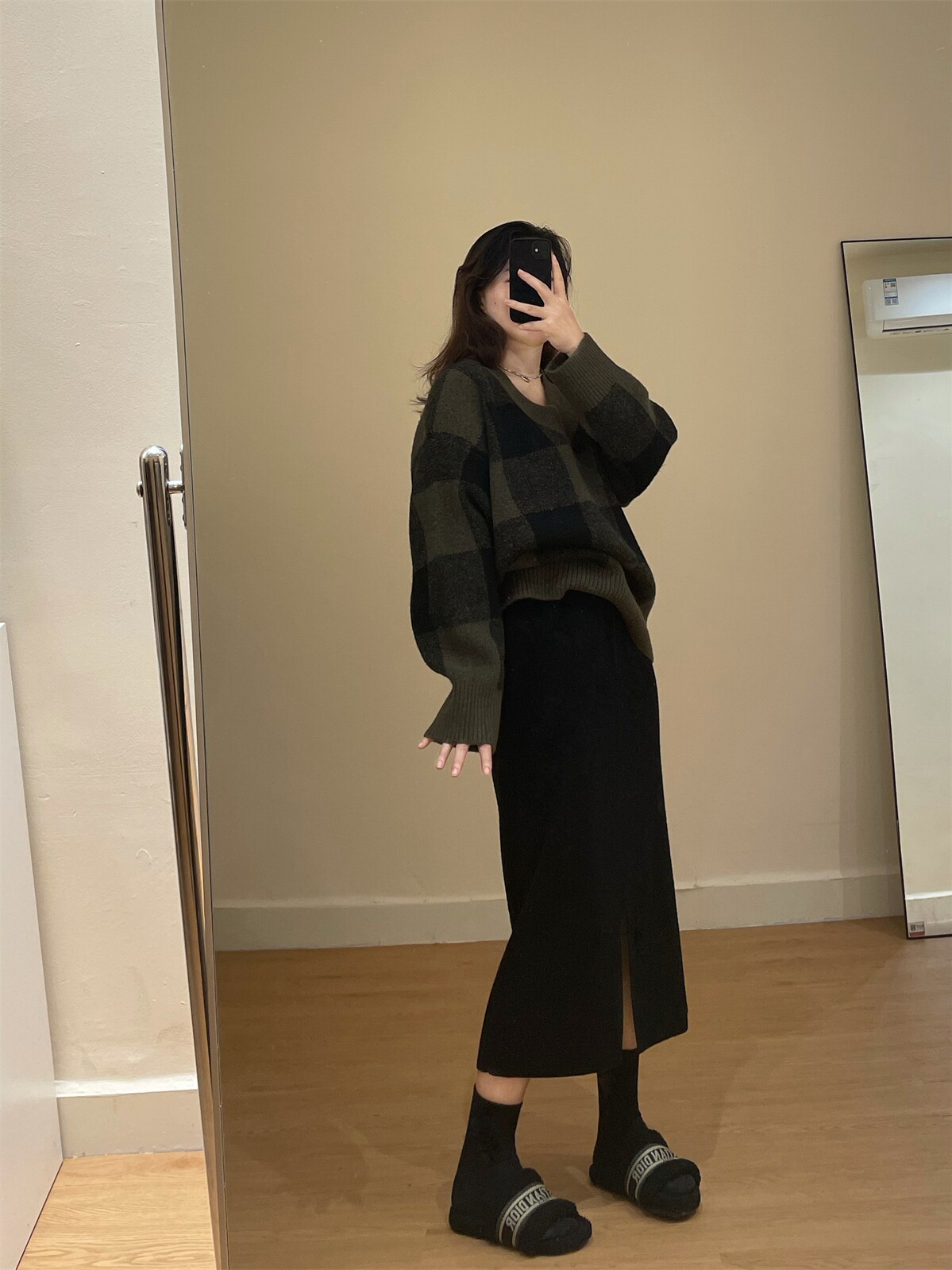 复古毛衣女春秋V领上衣