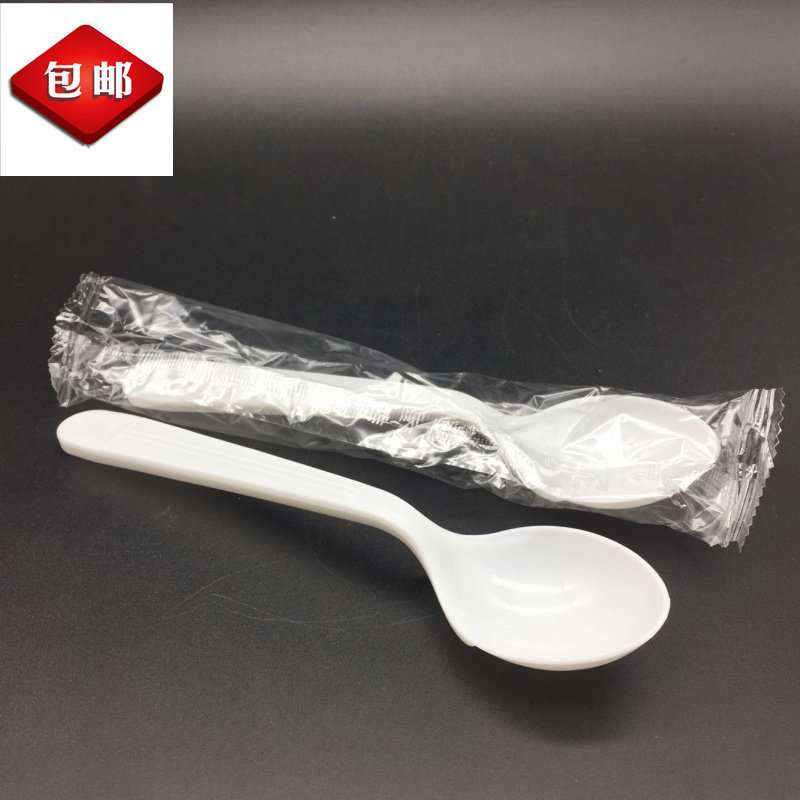 一次性勺子甜品羹饭kfc加厚